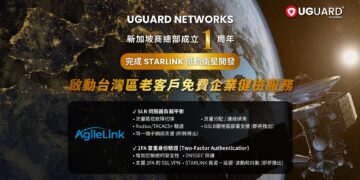 UGUARD NETWORKS Marks 1st Anniversary of Singapore Headquarters and Completes STARLINK LEO Satellite Development – Launches Free Enterprise Health and Check Service for Existing Customers in Taiwan