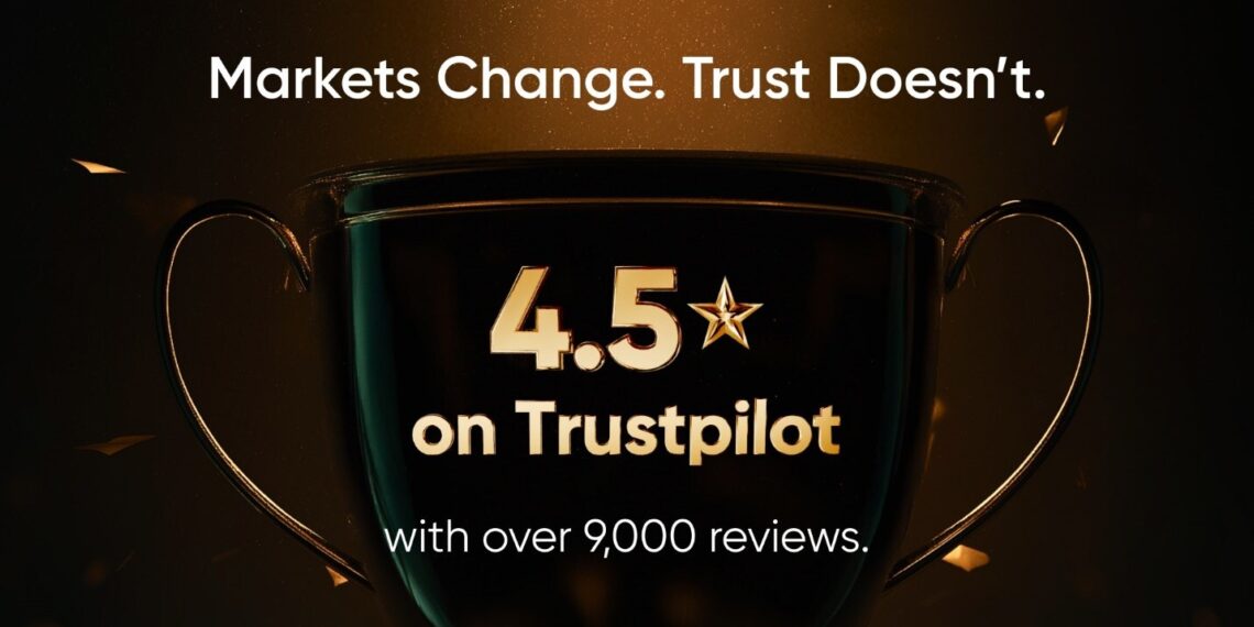Vantage Celebrates 4.5-Star Rating on Trustpilot, Strengthening Client Confidence