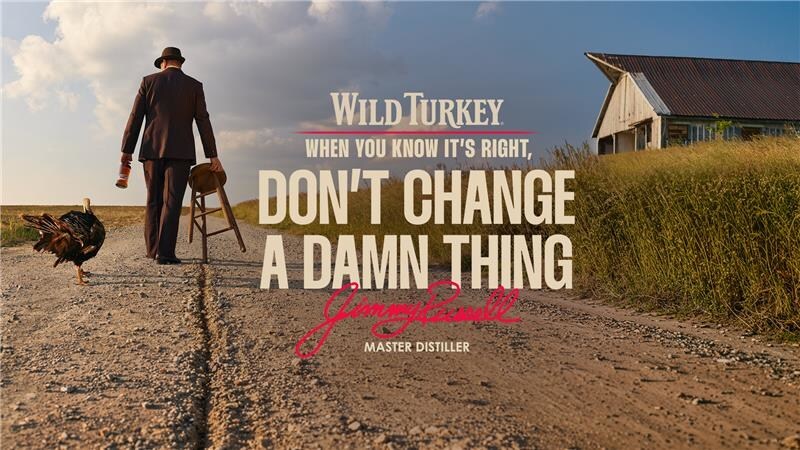Wild Turkey Bourbon Reveals New Global Campaign, Proudly Declaring “When You Know It’s Right, Don’t Change a Damn Thing”