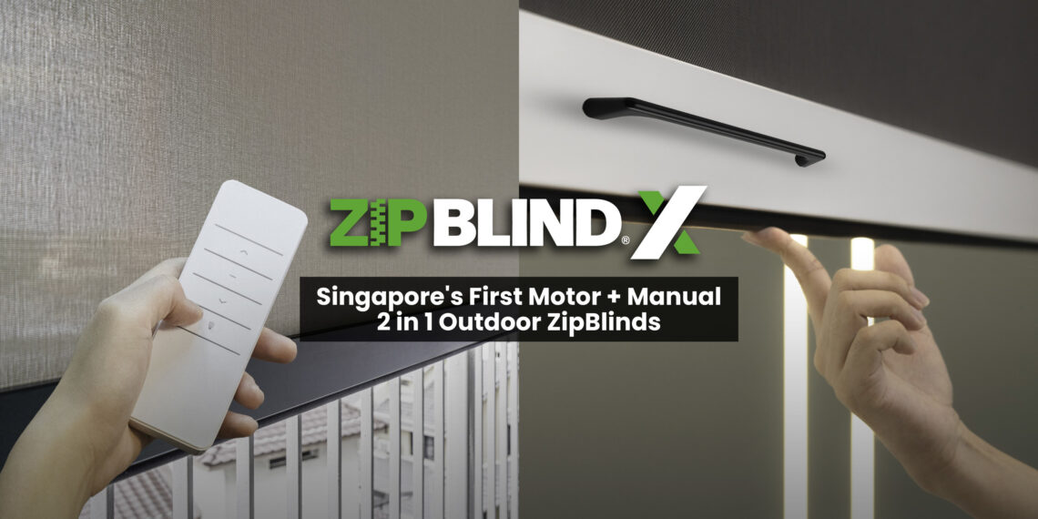Singapore’s first hybrid outdoor blind puts control back in homeowners’ hands