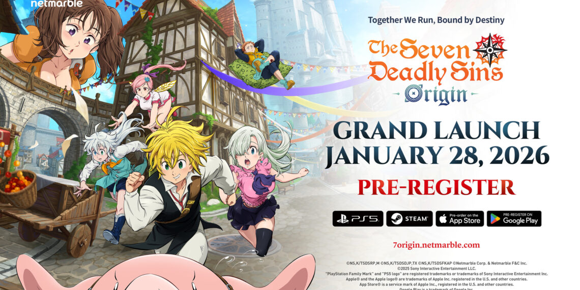 NETMARBLE’S OPEN-WORLD RPG, THE SEVEN DEADLY SINS: ORIGIN, SET FOR GLOBAL RELEASE IN JANUARY 2026