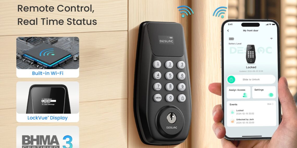 DESLOC Shatters the Price Barrier: The C100 Plus Wi-Fi Smart Lock Makes Life Easy