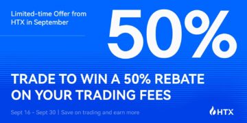 HTX Unveils September Promotion Offering Up to 50% Rebate on Spot Trading Fees