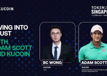 Swing Into Trust with Adam Scott and KuCoin at TOKEN2049 Singapore, Highlighting Trust and Innovation in Crypto