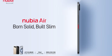 nubia Air redefines slim style by integrating a 5000mAh battery within a revolutionary body as thin as 5.9mm