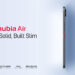 nubia Air redefines slim style by integrating a 5000mAh battery within a revolutionary body as thin as 5.9mm