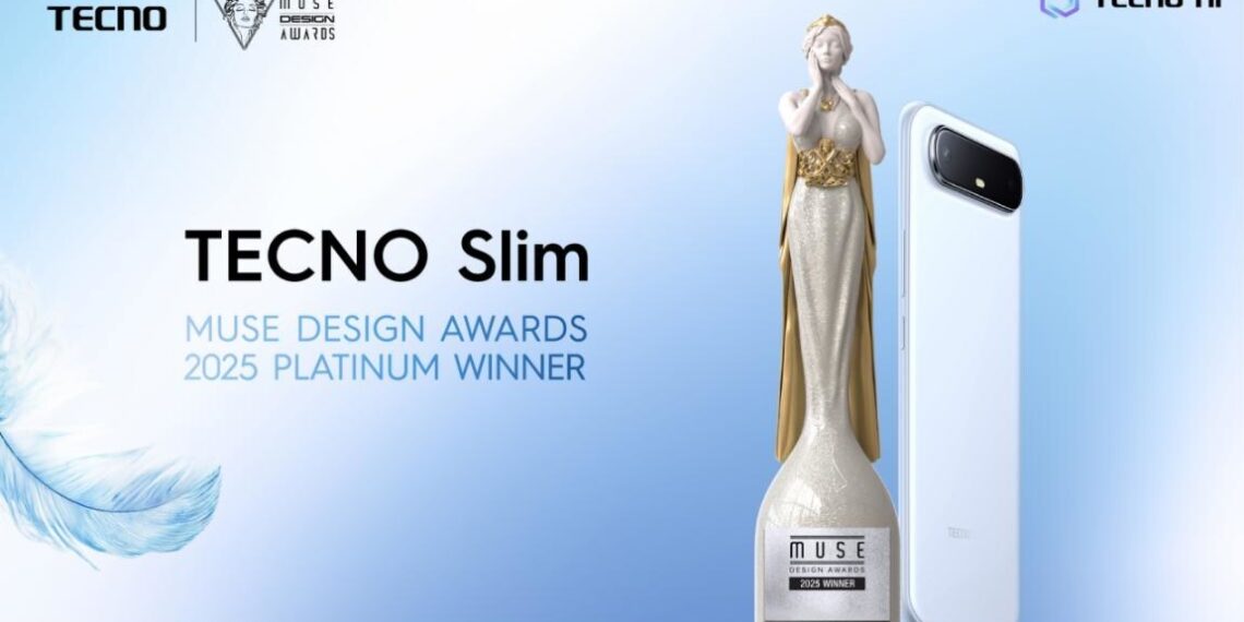 TECNO Slim Claims Coveted MUSE Design Award with Revolutionary Ultra-Slim Innovation