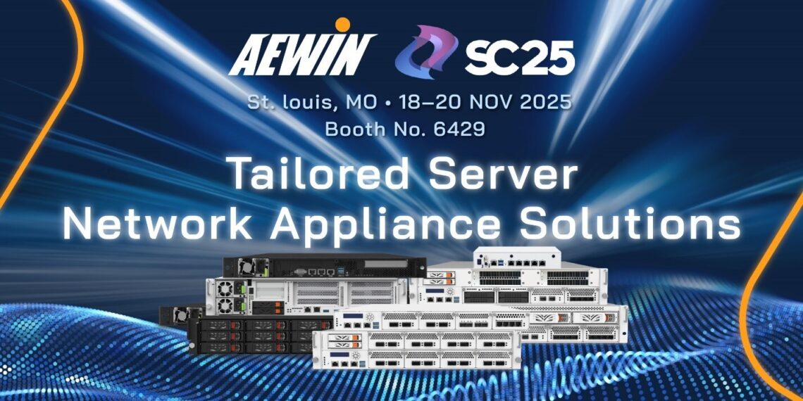 AEWIN Showcases Tailored Server & Network Appliance Solutions at SC25