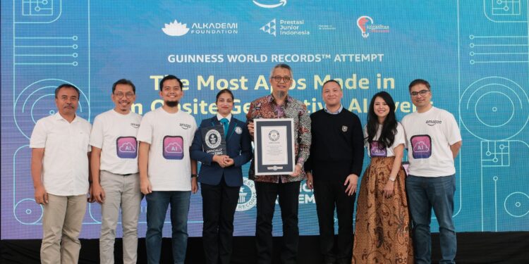 Amazon sets new GUINNESS WORLD RECORDS® for Gen AI Apps with schools in West Java