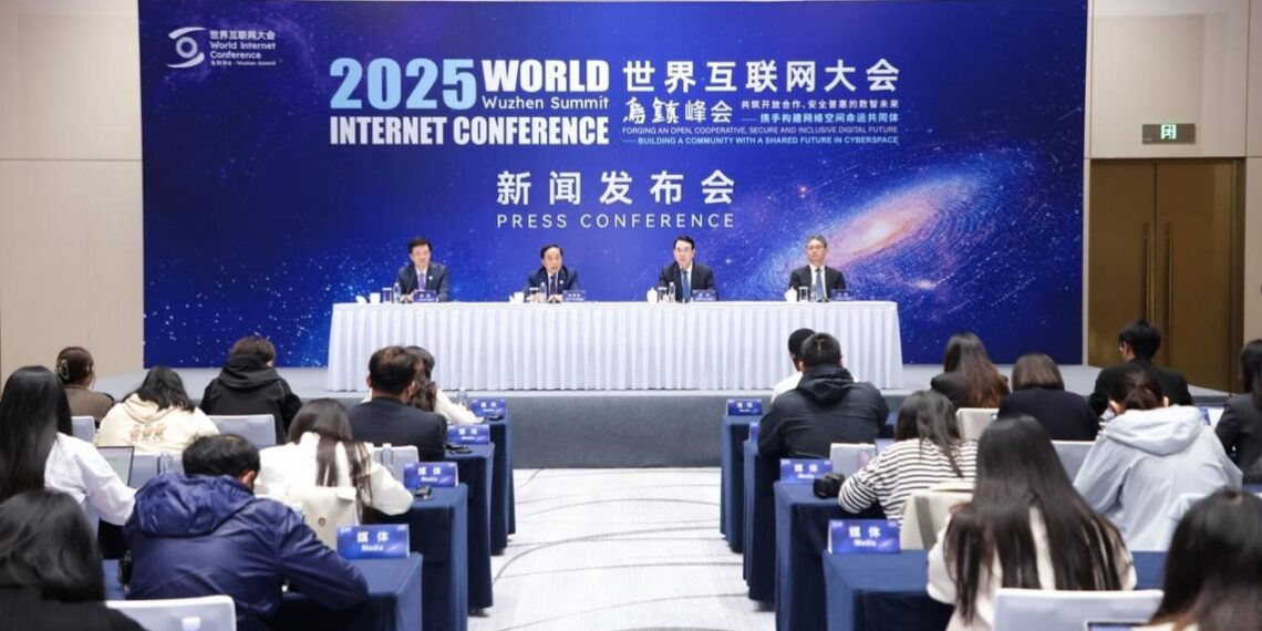 Press Conference for 2025 World Internet Conference Wuzhen Summit Held in Beijing