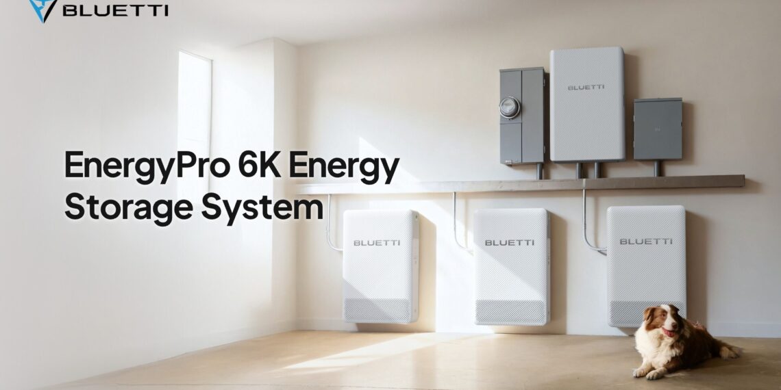 BLUETTI Debuts EnergyPro 6K Energy Storage System for Homes With Solar
