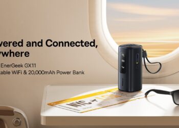 Baseus Unveils EnerGeek GX11 4G MiFi Power Bank: World’s First 20,000mAh, 67W Fast-Charging Power Bank with Integrated 4G Hotspot Connectivity