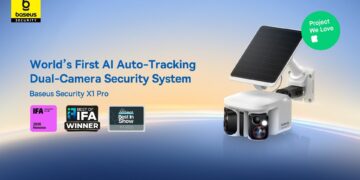 Award-Winning Baseus Security X1 Pro: The World’s First Smart AI Dual-Tracking Outdoor Security Camera, Now Crowdfunding on Kickstarter