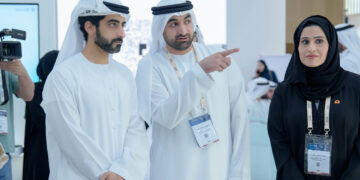 Salem bin Abdulrahman Al Qasimi Visits the Government of Sharjah Pavilion at GITEX Global 2025