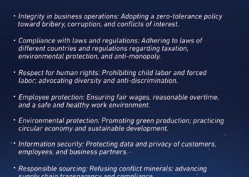 TCL Technology Releases Global Code of Conduct to Enhance Corporate Governance
