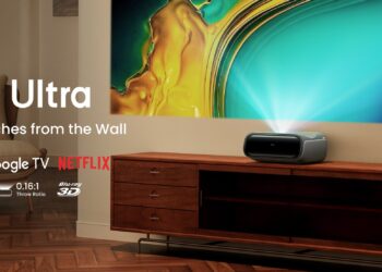 JMGO launches the O2S Ultra: the most advanced compact ultra-short throw tri-laser projector on the market