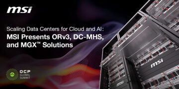 Scaling Cloud and AI: MSI Highlights ORv3, DC-MHS, and MGX Solutions at 2025 OCP Global Summit