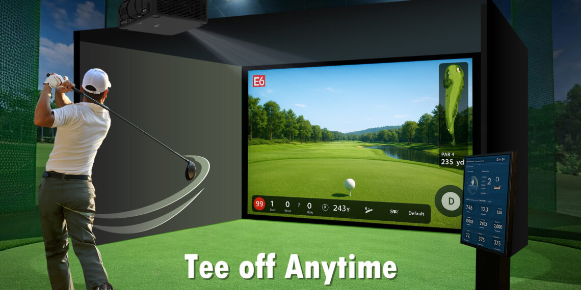 Optoma Swings Big into Golf Simulation with Immersive Projection Technology