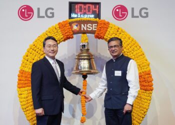LG ELECTRONICS INDIA LISTS ON NSE