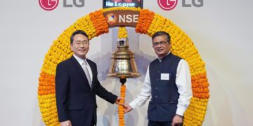 LG ELECTRONICS INDIA LISTS ON NSE