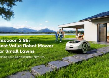 RoboUP Announces Raccoon 2 SE: The Most Easy-to-Use Robot Mower for Small Lawns, to launch on Kickstarter