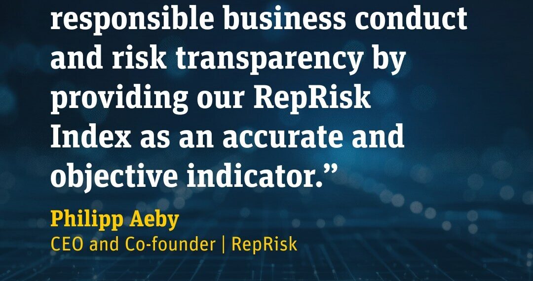 RepRisk’s AI-powered data drives transparency across JPX-Nikkei Indices