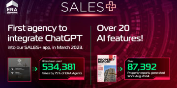 Leading the Future of Real Estate: ERA Singapore Expands AI-Powered Capabilities in SALES+ App to Further Elevate Agent Experience