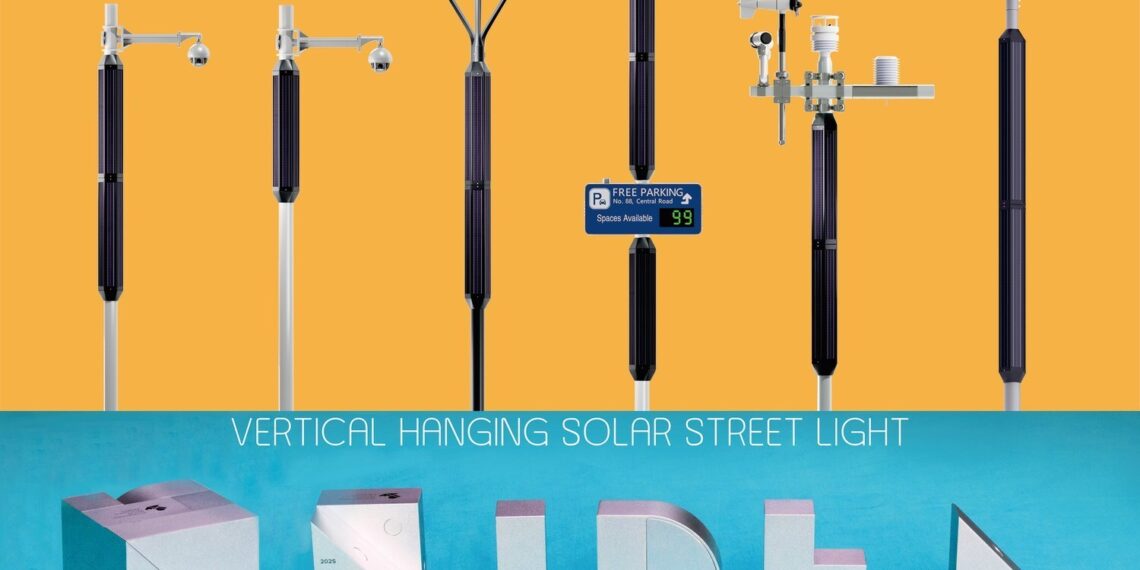 SUNFREE Wins iF 2025 Design Award and IDEA Silver Award: D4i Vertical Hanging Solar Street Light Ushers in a New Chapter for Smart Lighting