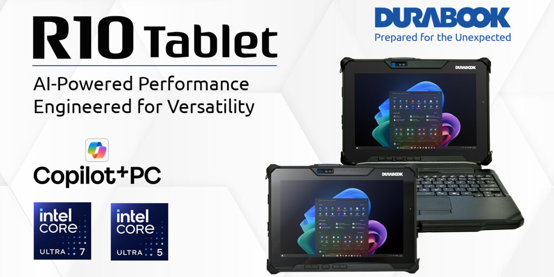 Durabook Introduces Next-Generation R10 Copilot+ PC Rugged Tablet