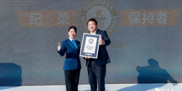 SANY JP100 Sets New Guinness World Record™  for the World’s Tallest Firefighting Water Jet