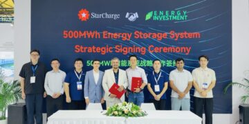 StarCharge Secures 500MWh Energy Storage Order Through Strategic Partnership with ENERGY INVESTMENT LLC