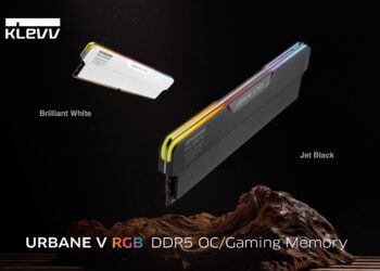KLEVV EXPANDS URBANE V RGB DDR5 GAMING/OC MEMORY SERIES WITH AN ALL-NEW JET BLACK EDITION