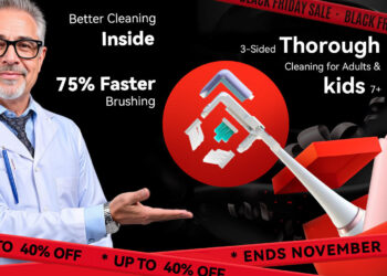 HEISR’s Kickstarter-Favorite 3-Sided Toothbrush Returns to the U.S. for Black Friday, Offering Faster, Deeper, and Gentler Daily Cleaning
