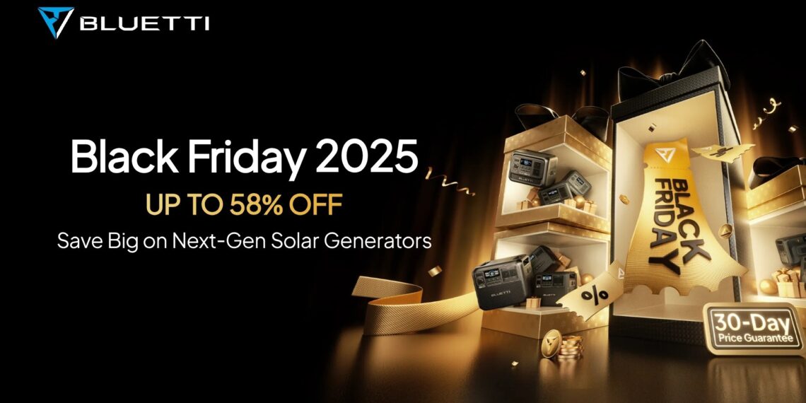 BLUETTI Launches New Products and Massive Black Friday Power Station Deals