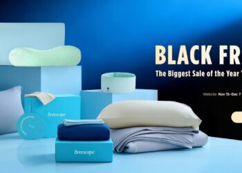 Breescape® Announces Black Friday & Cyber Monday Deals: Up to 50% Off Holiday Bedding Favorites