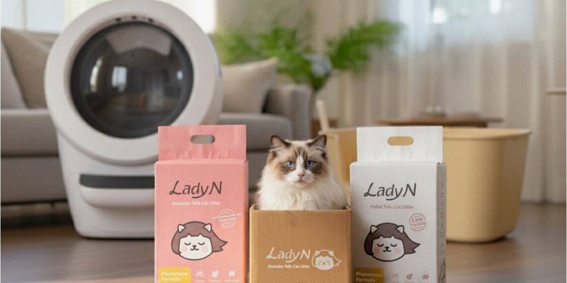 Lady N Expands Its U.S. Presence with Sustainable, Design-Driven Tofu Cat Litter