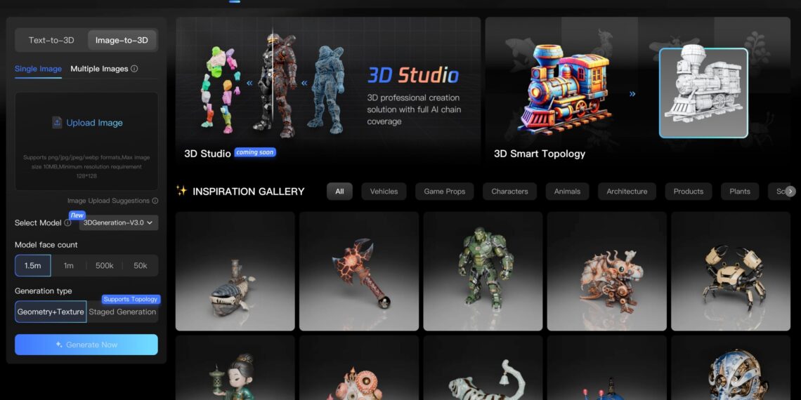 Tencent Announces Global Launch of Hunyuan 3D Engine to Empower Creators with Advanced Creation Tools