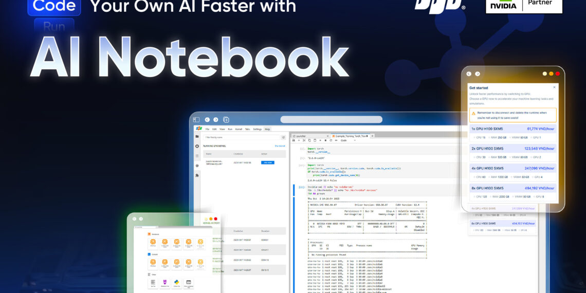 FPT Empowers Developers to Fast-Track AI Innovation with AI Notebook Running On NVIDIA Accelerated Computing