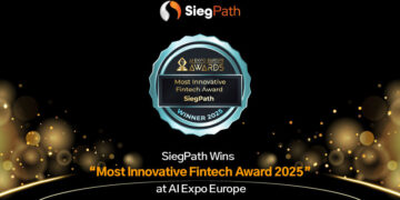 SiegPath Wins “Most Innovative Fintech Award 2025” at AI Expo Europe