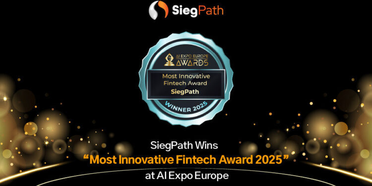 SiegPath Wins “Most Innovative Fintech Award 2025” at AI Expo Europe