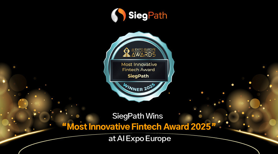 SiegPath Wins “Most Innovative Fintech Award 2025” at AI Expo Europe