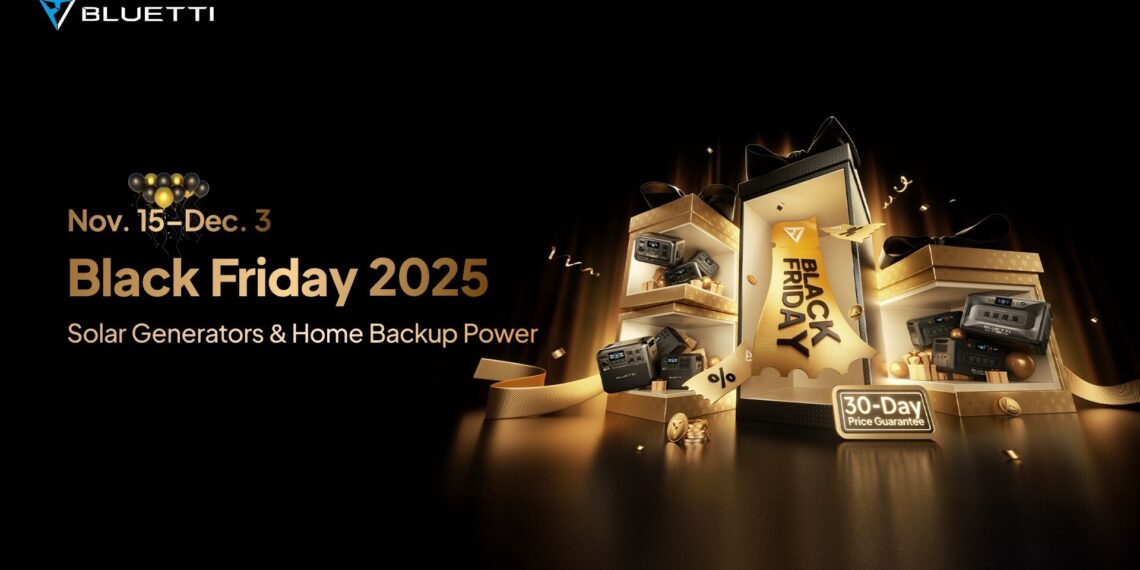 BLUETTI Expands Power Lineup, Details Black Friday Buyer’s Guide for Home and Portable Needs