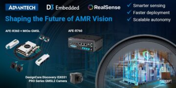 Advantech Partners with D3 Embedded to Supercharge AMRs with Integrated Sense and Compute Package