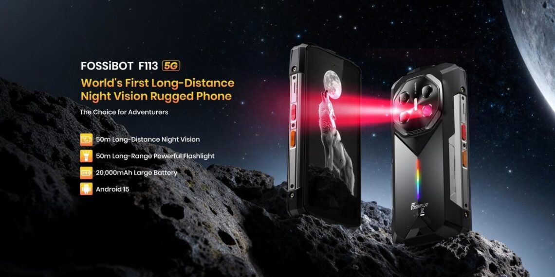 FOSSiBOT unveils F113: The World’s First 50m Ultra-Long-Distance Infrared Night Vision Rugged Smartphone
