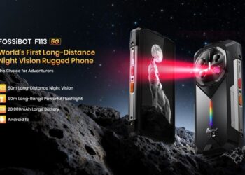 FOSSiBOT unveils F113: The World’s First 50m Ultra-Long-Distance Infrared Night Vision Rugged Smartphone