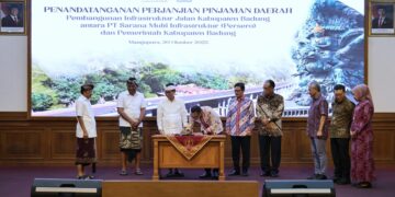 Enhancing Tourism Route Connectivity, PT Sarana Multi Infrastruktur Finances Rp2.83 Trillion to Badung Regency Government