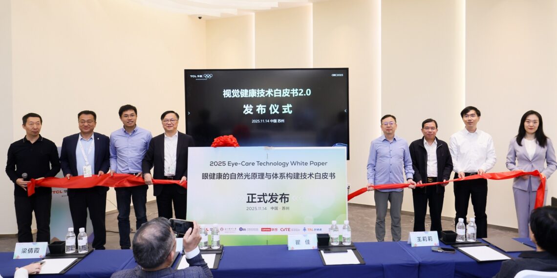 TCL CSOT Unveils “2025 Eye-Care Technology White Paper”, Setting New Benchmarks for Natural-Light Display Standards