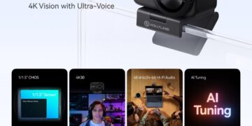 Hollyland Unveils Lyra 4K UHD Webcam with Pro-Level Audio-Visual Integration and Consumer Affordability