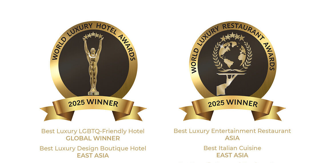 HOTEL GROOVE SHINJUKU, A PARK ROYAL Hotel: First-time winner in both hotel and restaurant categories at the World Luxury Awards 2025