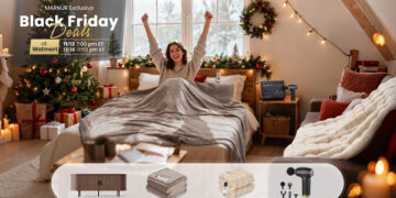 Revolutionizing Home Wellness: MARNUR Unveils Tech-Driven Heated Throws and Massagers for Walmart’s Black Friday AE1